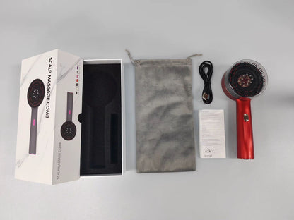 Cepillo Masajeador Eléctrico con luz LED